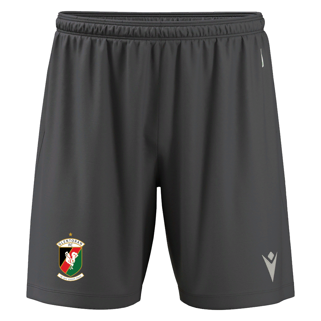 Glentoran Macron Training Shorts Anthracite - Kids
