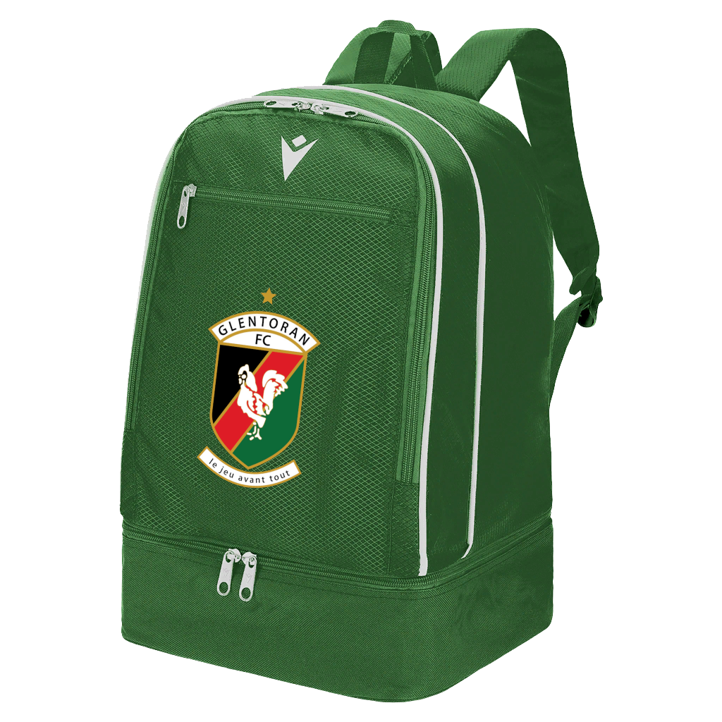 Glentoran Macron Backpack - Green