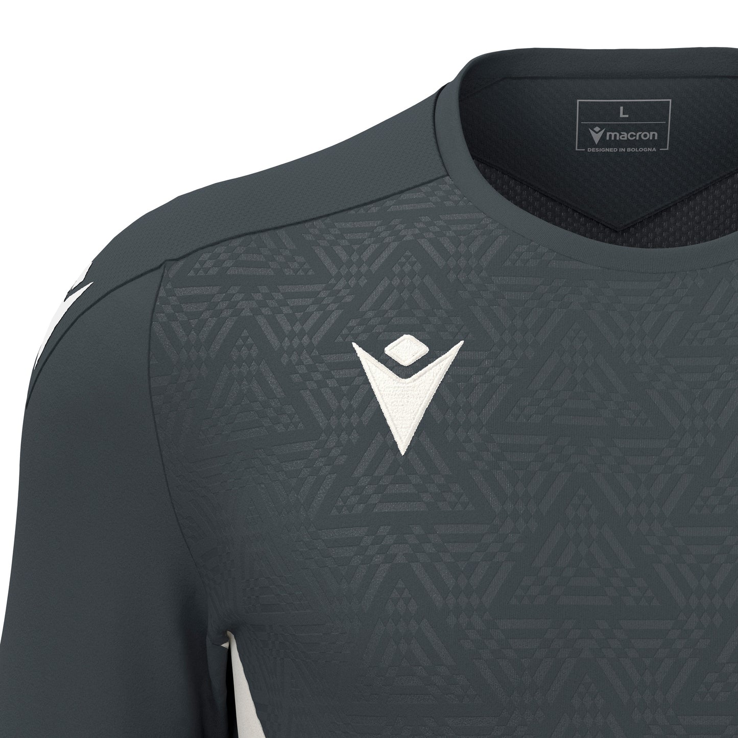 Glentoran Macron Training Tee Anthracite/Off White - Adult