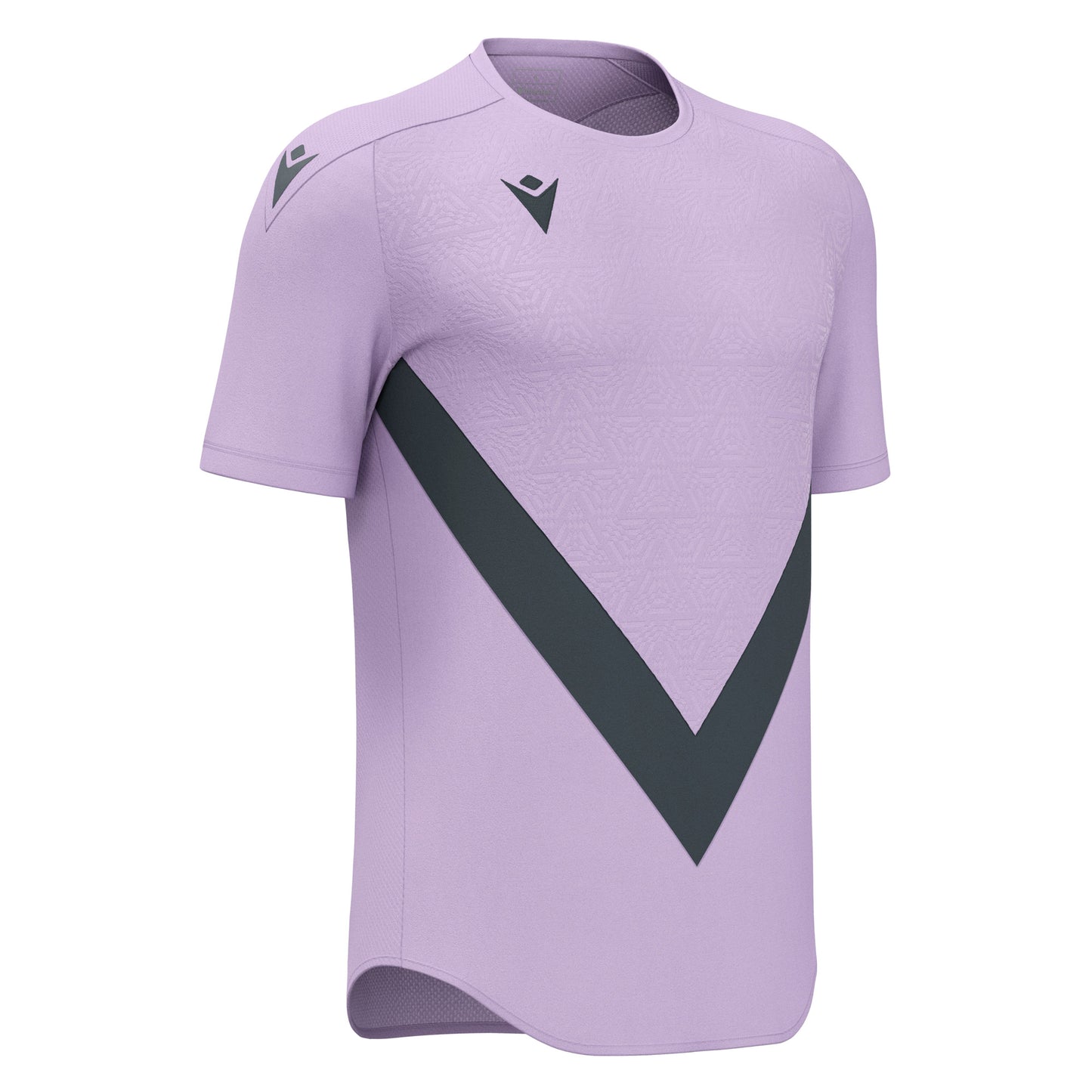 Glentoran Macron Training Tee Lilac/Anthracite - Adult