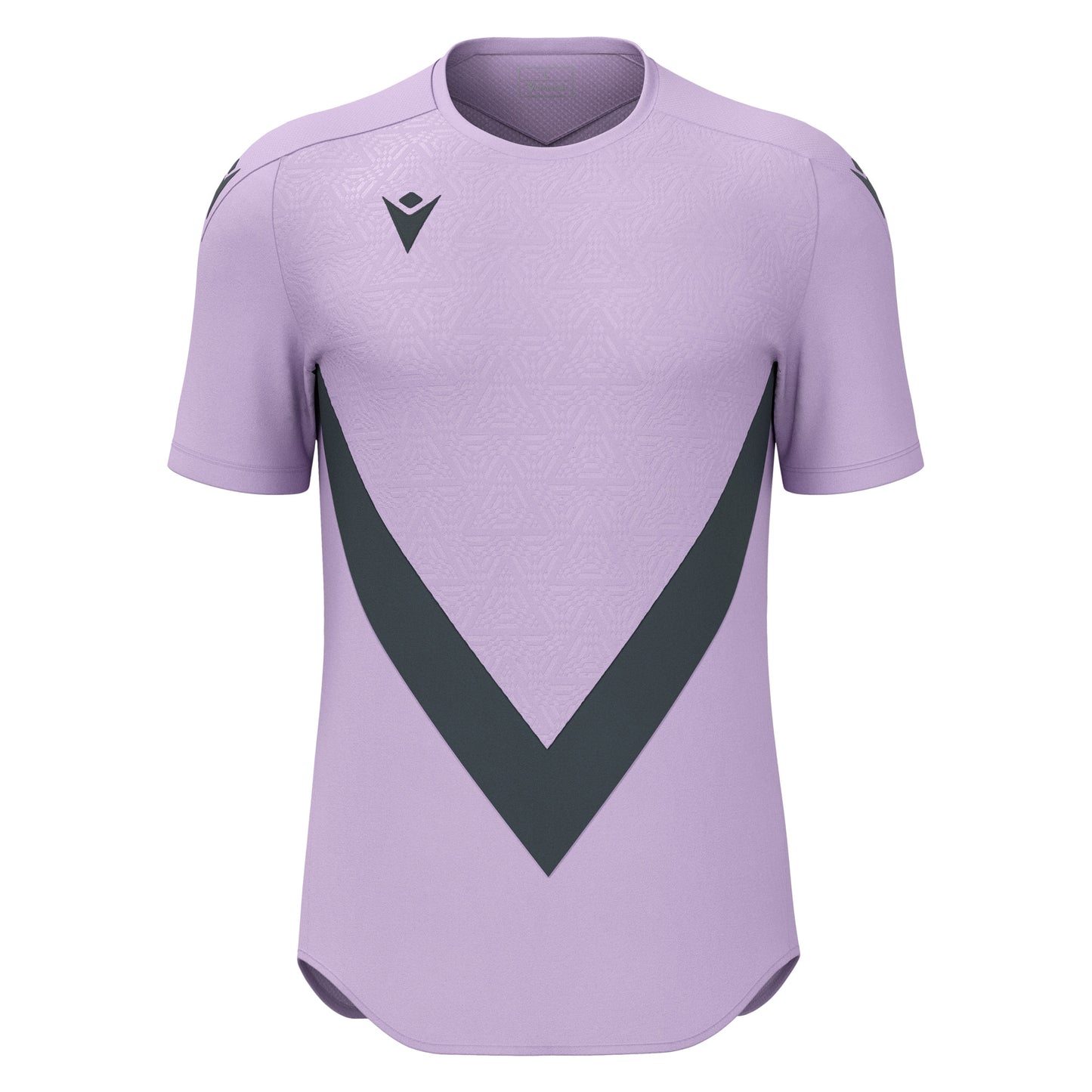 Glentoran Macron Training Tee Lilac/Anthracite - Adult
