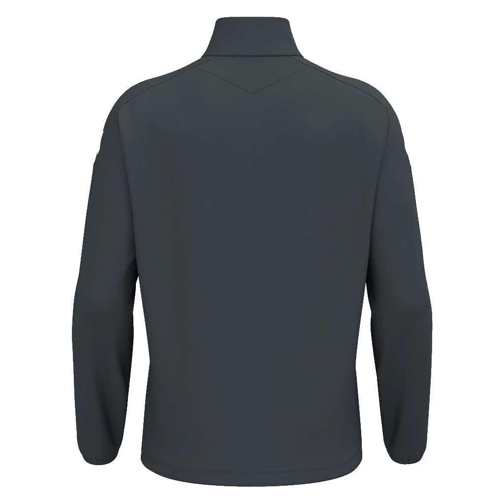 Glentoran Macron 1/4 Zip Jersey Anthracite/OffWhite - Adults