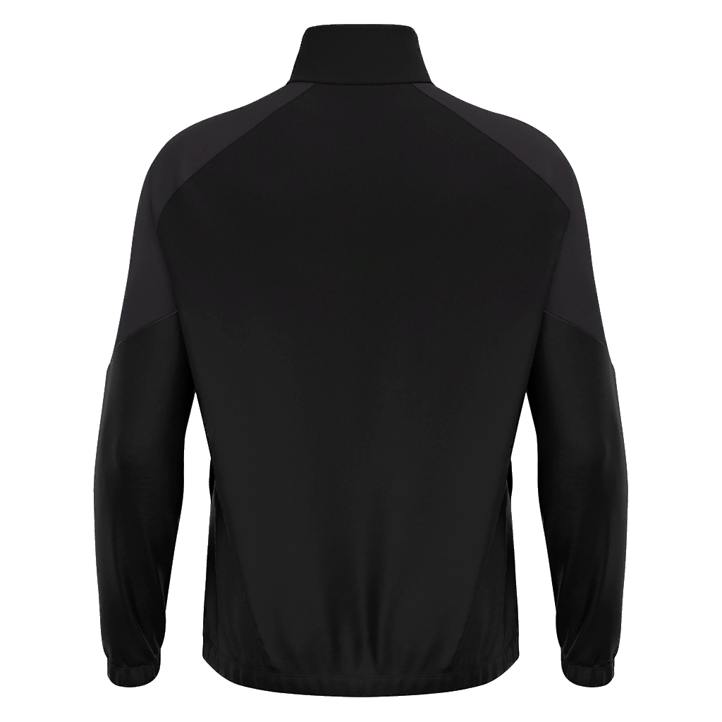 Glentoran Macron Full Zip Top Black - Adults