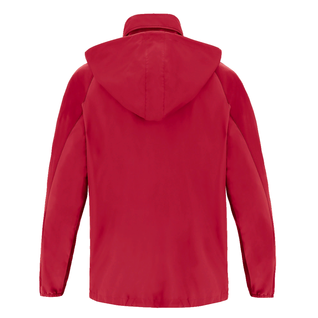 Glentoran Macron Rain Jacket Red/Dark Red - Adult