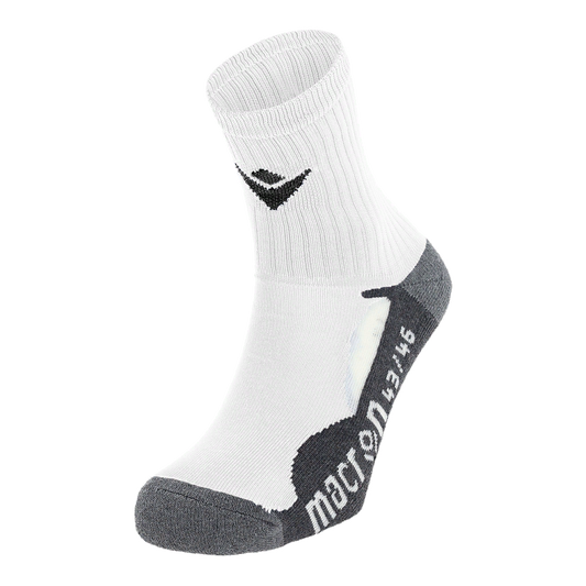 Glentoran Macron Training Sock Short White - Adults