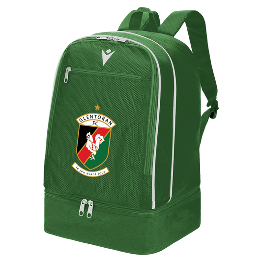 Glentoran Macron Backpack - Green