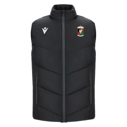 Glentoran Macron Gilet Black - Adults