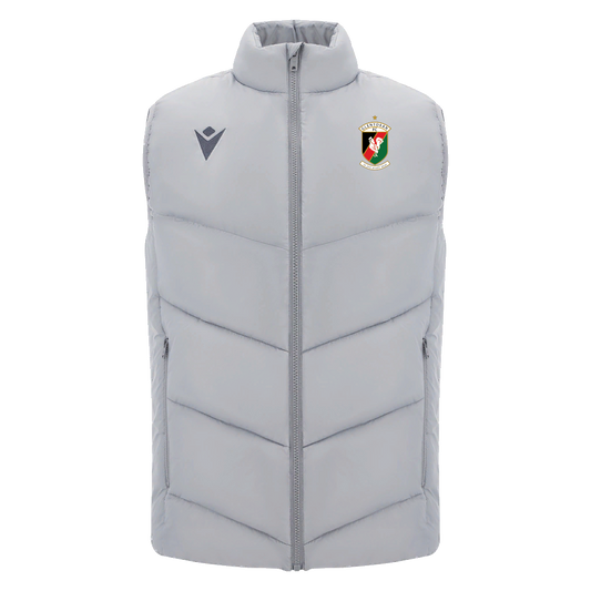 Glentoran Macron Gilet Grey - Adults