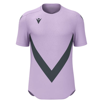 Glentoran Macron Training Tee Lilac/Anthracite - Adult