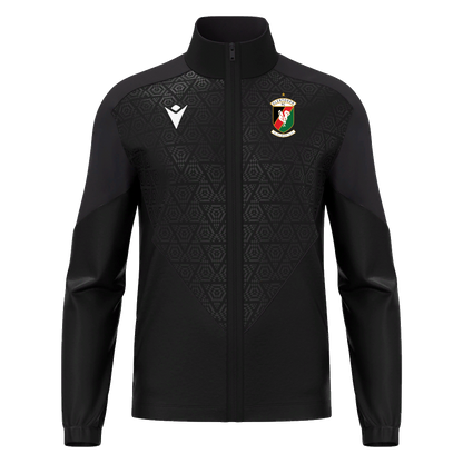 Glentoran Macron Full Zip Top Black - Adults