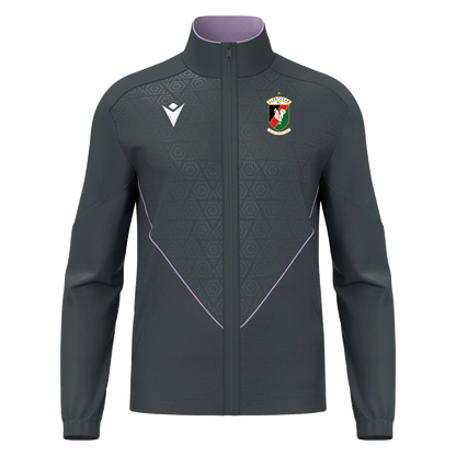 Glentoran Macron Full Zip Top Anthracite/Lilac - kids