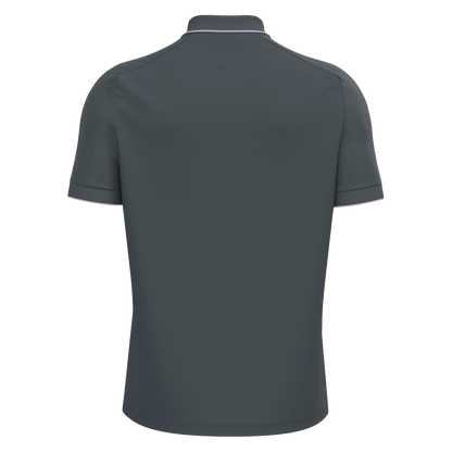 Glentoran Macron Travel Polo Anthracite/Lilac - Adults