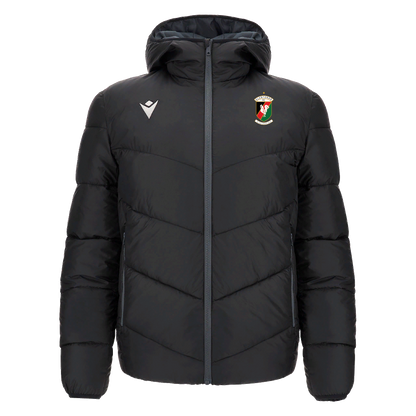 Glentoran Macron Bomber Jacket Black - Adults