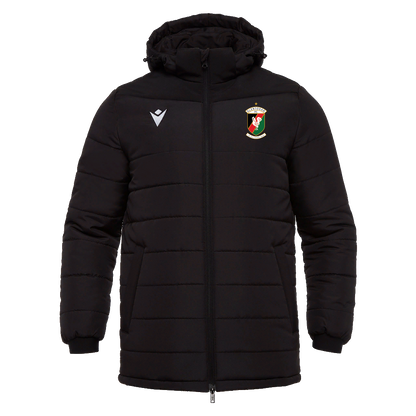 Glentoran Macron Manager Jacket Black - Adult