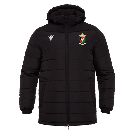 Glentoran Macron Manager Jacket Black - Adult