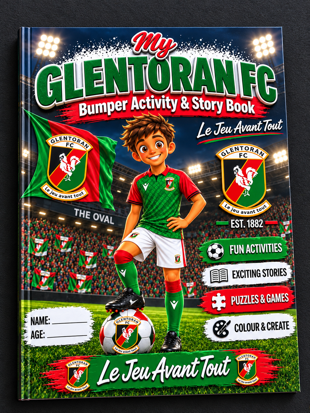 Glentoran Bumper Activity and Story Book
