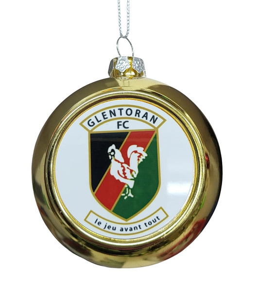 GFC Gold Christmas Bauble
