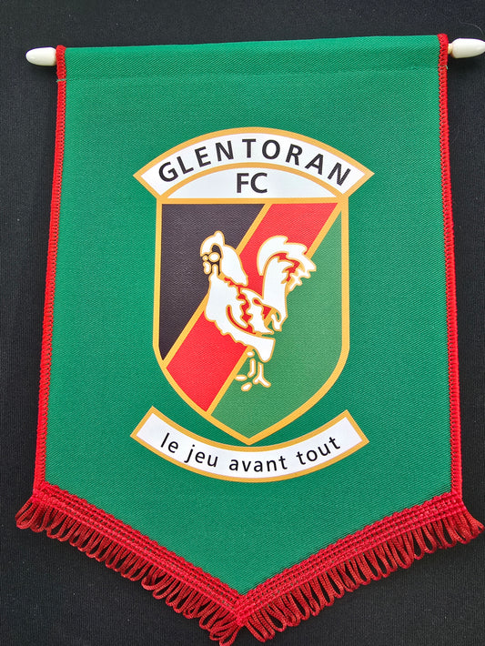 Glentoran Pennant - Green - Small