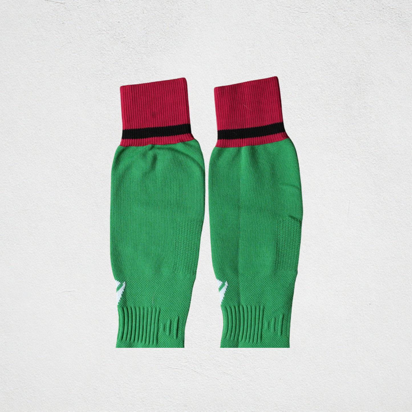 26/27 Glentoran Macron Home Socks (Footless) | Adult