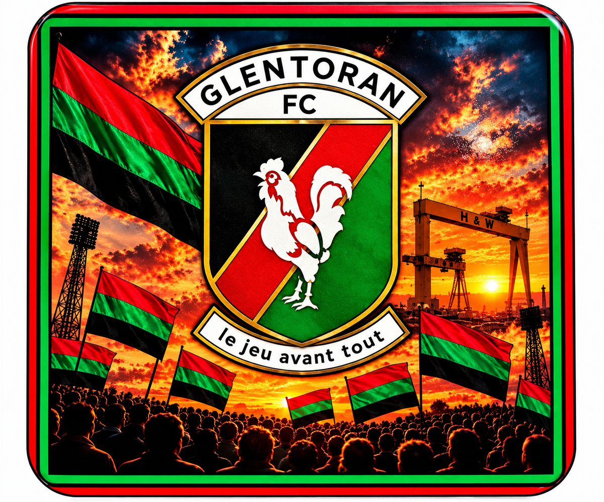Glentoran coaster