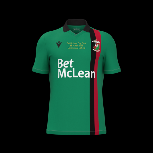 25/26 Bet McLean Cup Final Glentoran Shirt - Adult
