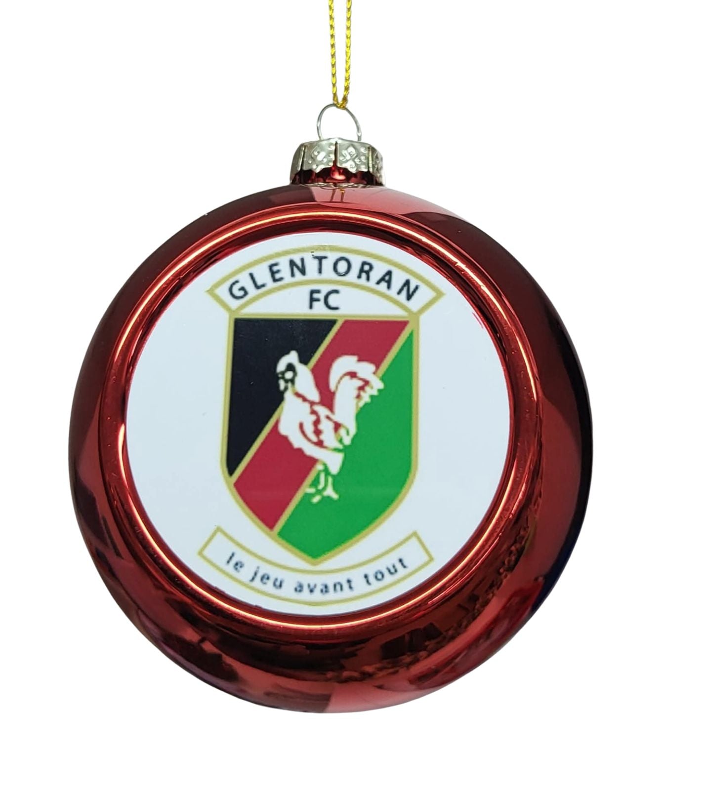 GFC Red Christmas Bauble