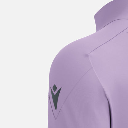 Glentoran Macron 1/4 Zip Jersey Lilac/Anthracite - Adult