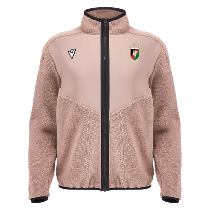 Glentoran Macron Full Zip Fleece Jacket | Beige | Adult