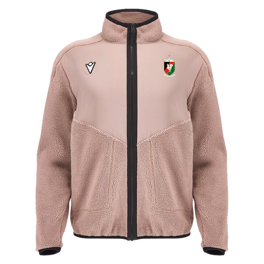 Glentoran Macron Full Zip Fleece Jacket | Beige | Adult