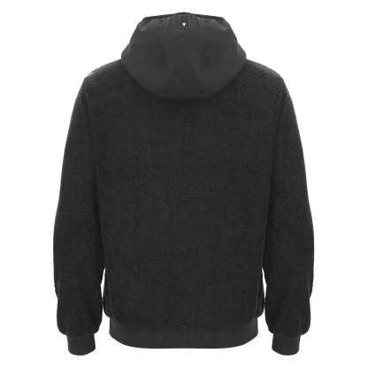 Glentoran Macron Full Zip Fleece Hoody | Black | Adult