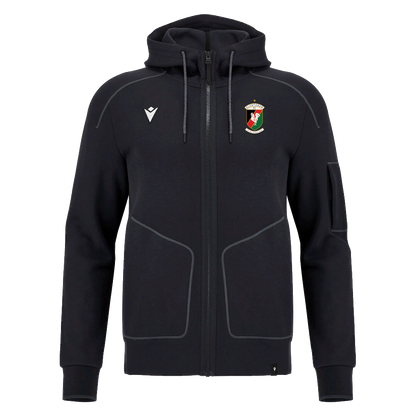 Glentoran Macron Full Zip Hoody | Black | Adult