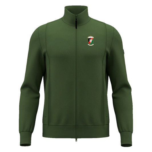 Glentoran Macron Full Zip Jacket | Military Green | Adult