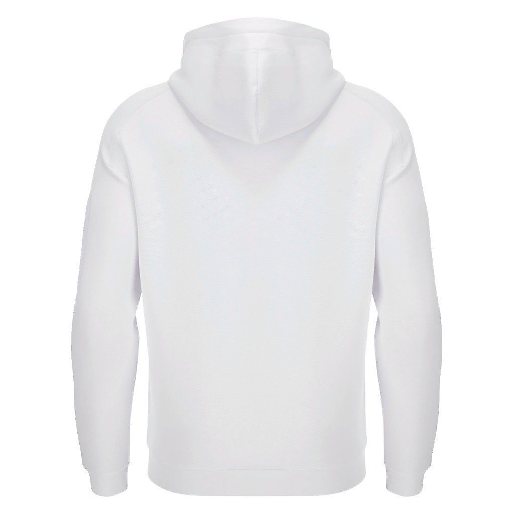 Glentoran Macron Full Zip Tech Hoody | White | Adult