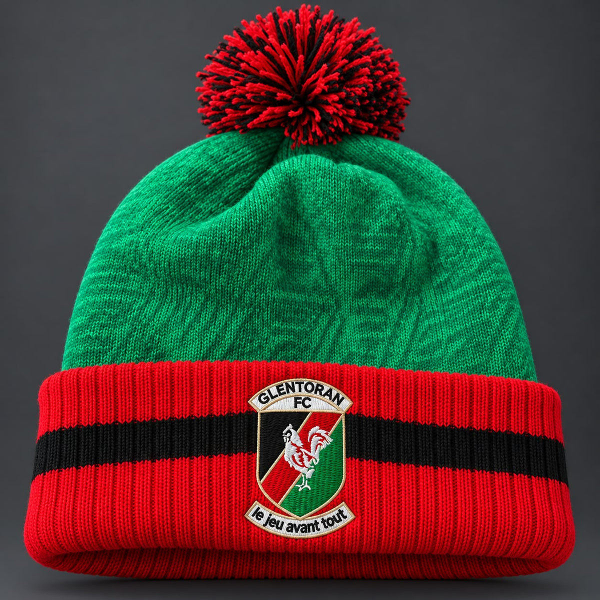 Glentoran Bobble Hat | Green
