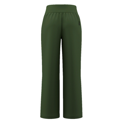 Glentoran Macron Ladies Wide Leg Pant | Military Green | Adult