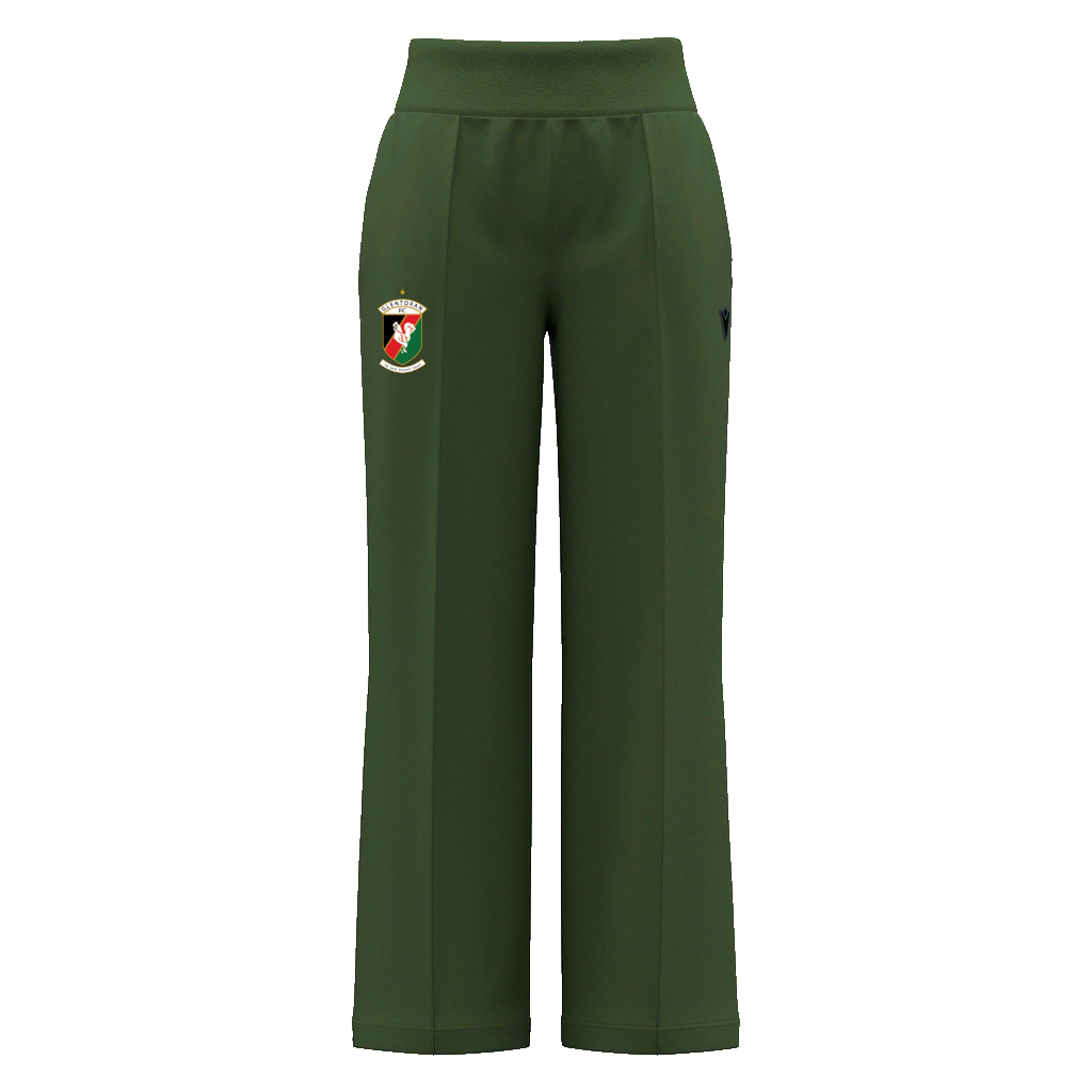 Glentoran Macron Ladies Wide Leg Pant | Military Green | Adult
