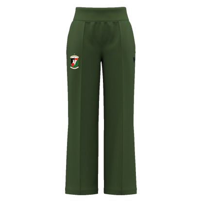 Glentoran Macron Ladies Wide Leg Pant | Military Green | Adult
