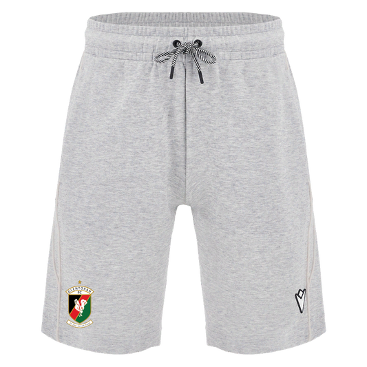 Glentoran Macron Leisure Shorts | Grey | Adult