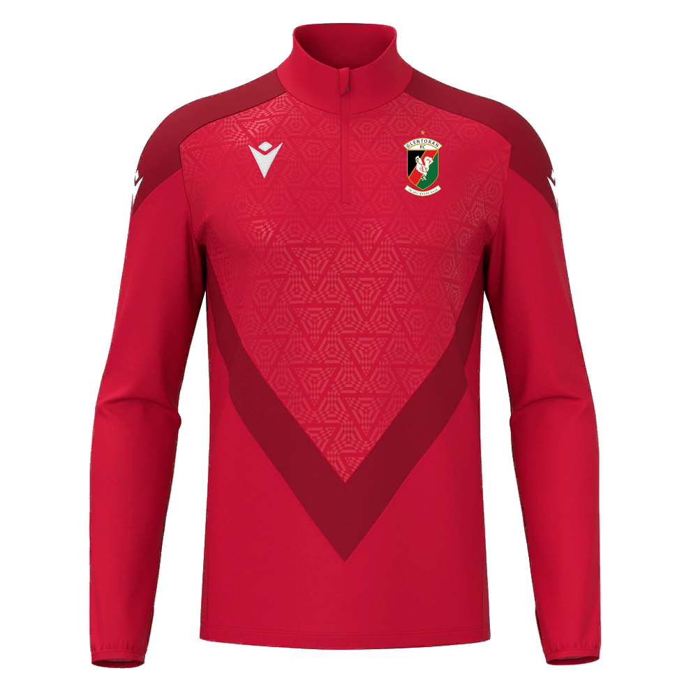 Glentoran Macron 1/4 Zip Jersey Red/Dark Red - Adult – Glentoran Superstore