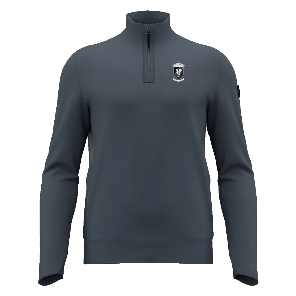 Glentoran Macron 1/4 Zip Sweatshirt | Grey | Adult