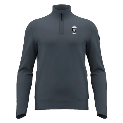 Glentoran Macron 1/4 Zip Sweatshirt | Grey | Adult