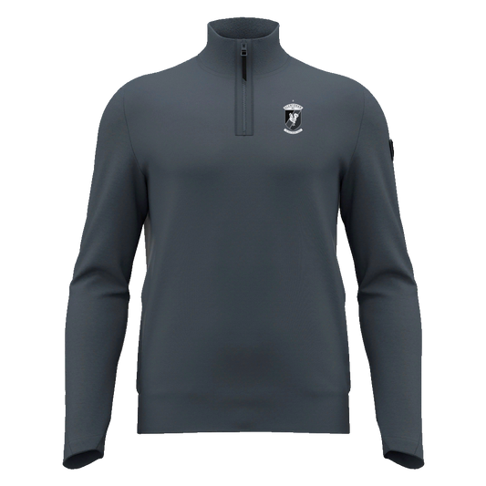 Glentoran Macron 1/4 Zip Sweatshirt | Grey | Adult
