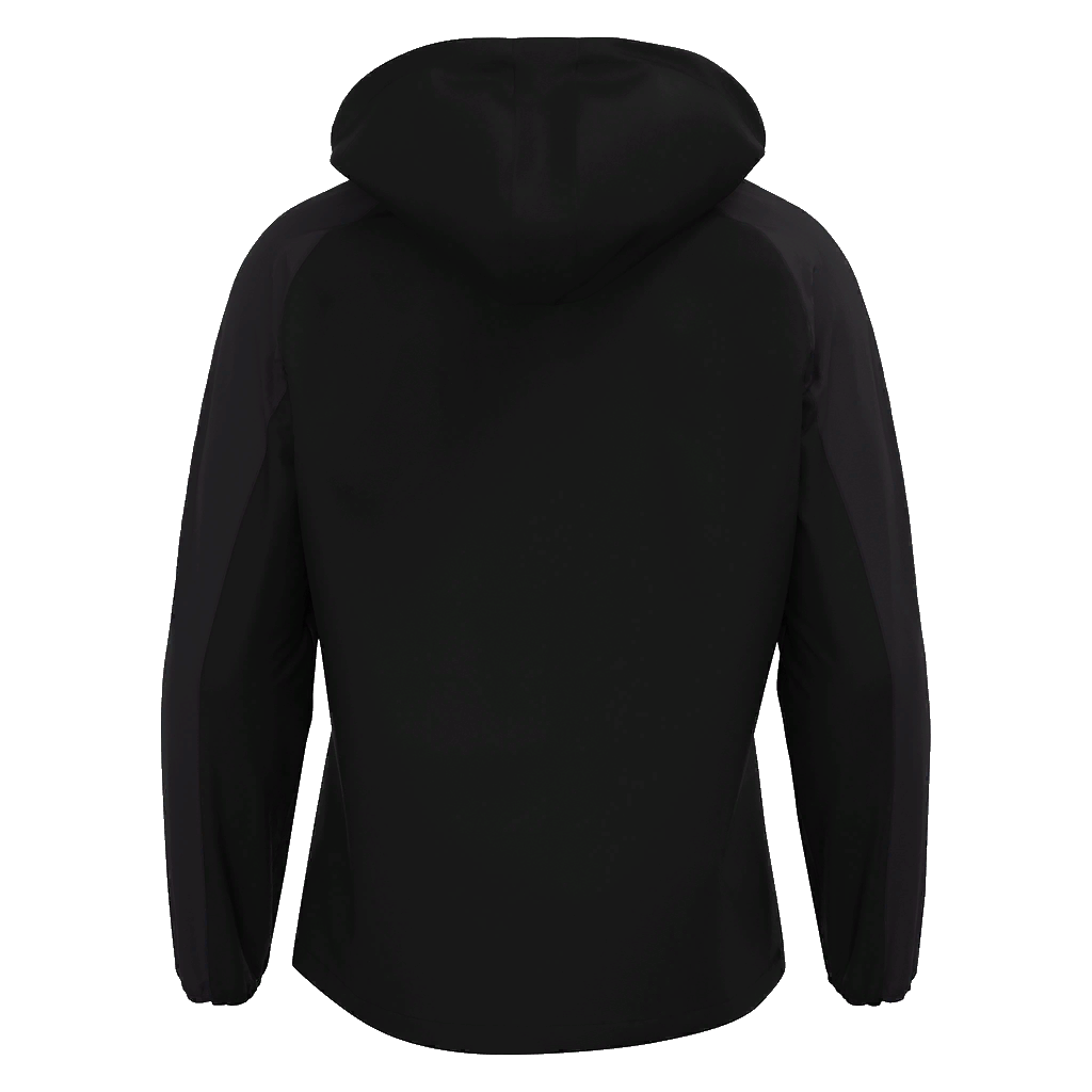 Glentoran Macron Rain Jacket | Black | Adult