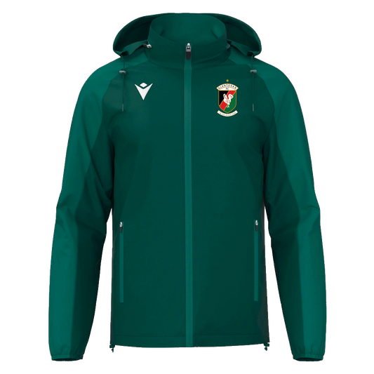 Glentoran Macron Rain Jacket | Green | Adult