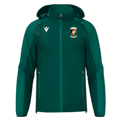 Glentoran Macron Rain Jacket | Green | Kids