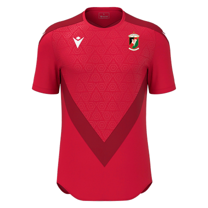 Glentoran Macron Training Tee Red/Dark Red - Adult