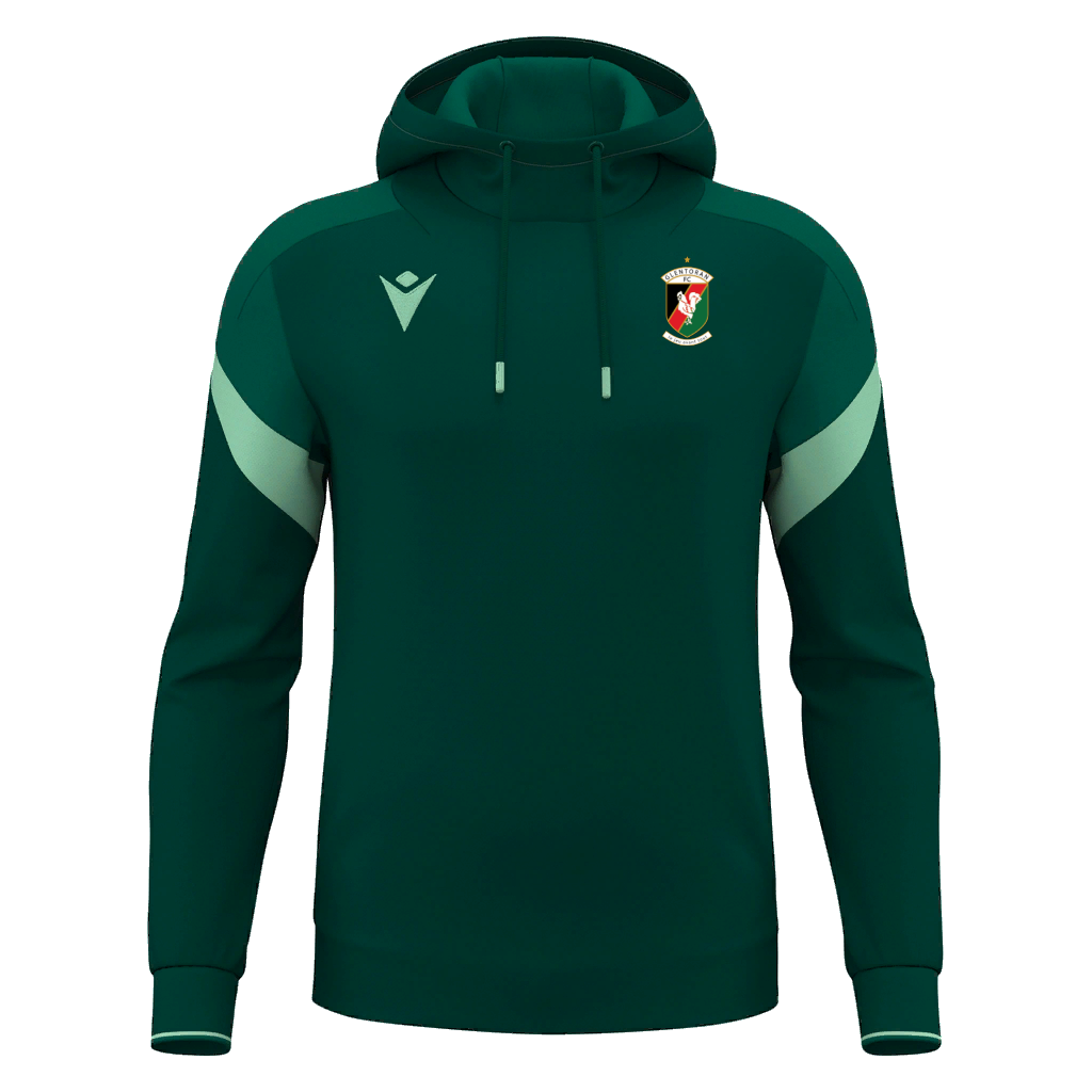 Glentoran Macron Travel Hoody | Green | Adult