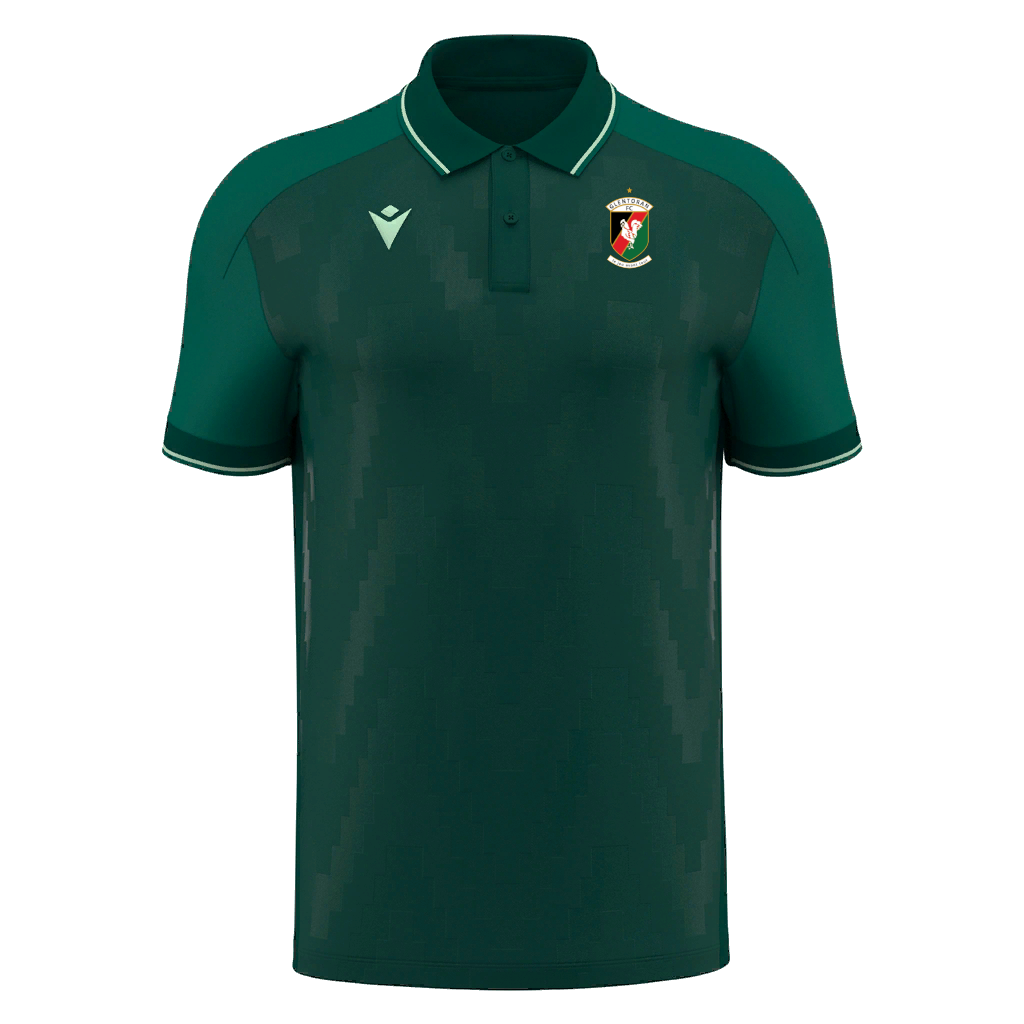Glentoran Macron Travel Polo | Green | Adult