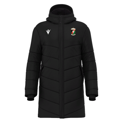 Glentoran Macron Winter Coat | Black | Kids