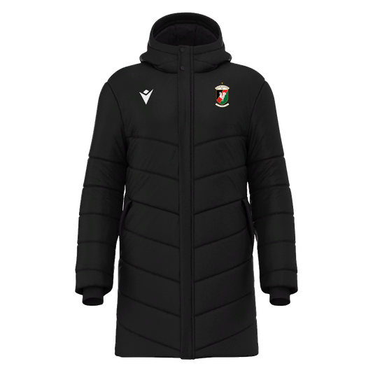 Glentoran Macron Winter Coat | Black | Kids